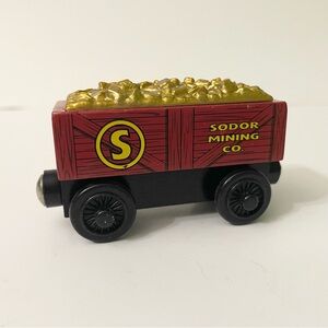 Thomas Wooden Railway Sodor Mining Co Gold Car